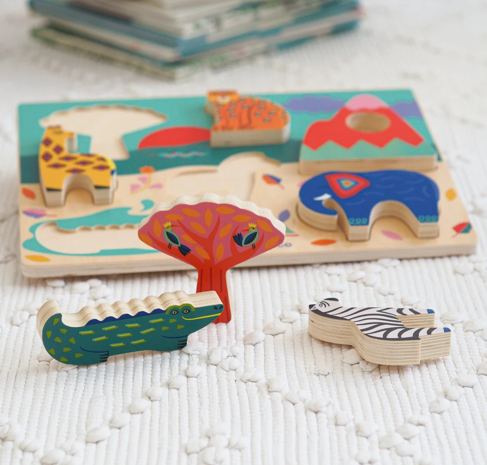 Djeco Savana Story Wooden Puzzle - image 4