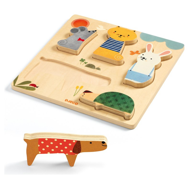Djeco Woodypets Wooden Puzzle - image 2