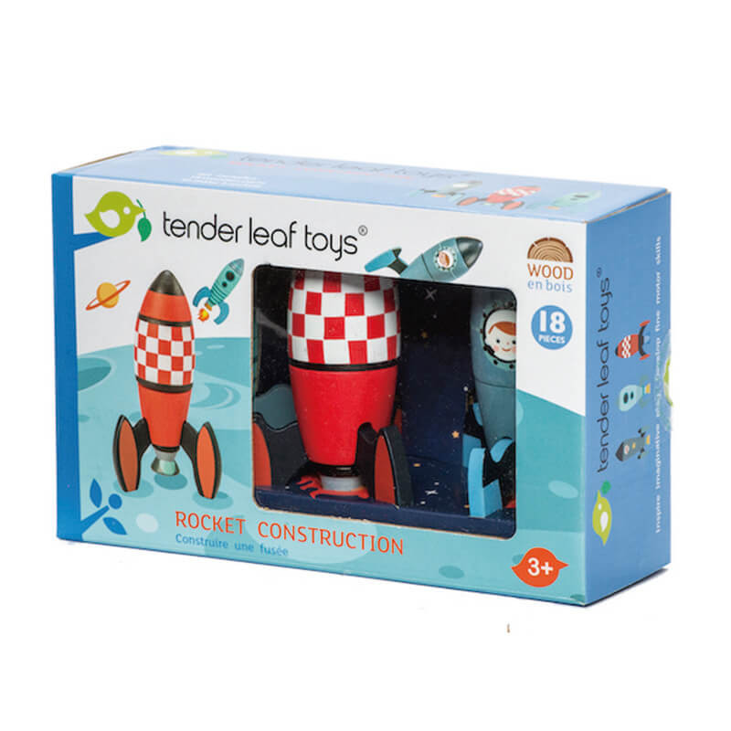 Tender Leaf Rocket Construction Set Box Detail