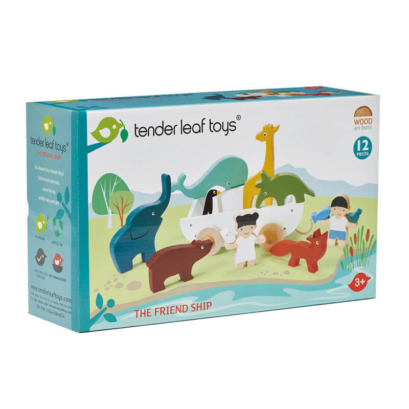 Tender Leaf The Friend Ship Boat box detail