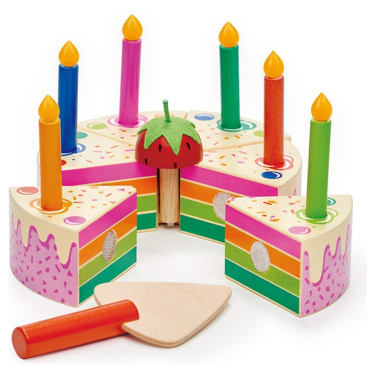 Tenderleaf Rainbow Birthday Cake