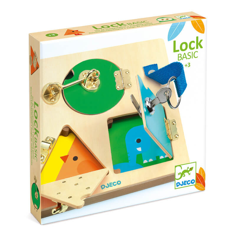 Djeco Lock Basic Wooden Puzzle Box