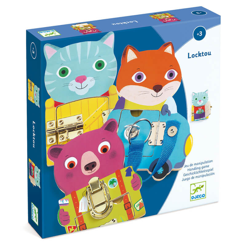 Djeco Locktou Wooden Set Box