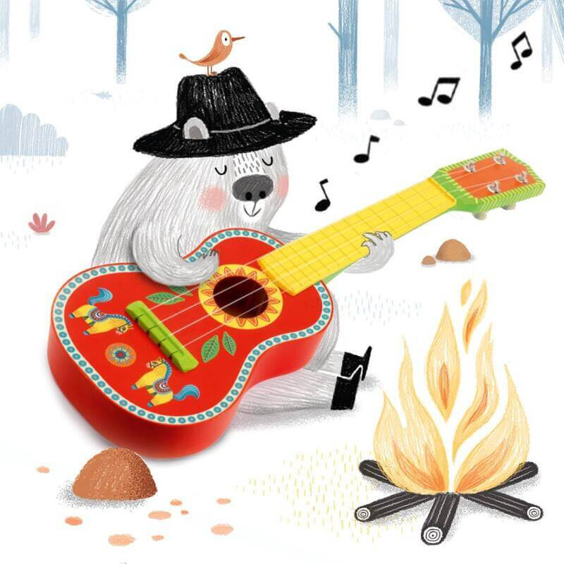 Djeco Animambo Ukulele Illustration details