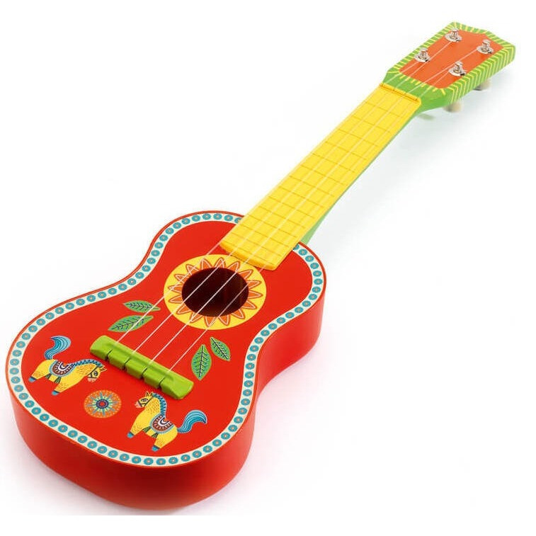 djeco kids red ukele