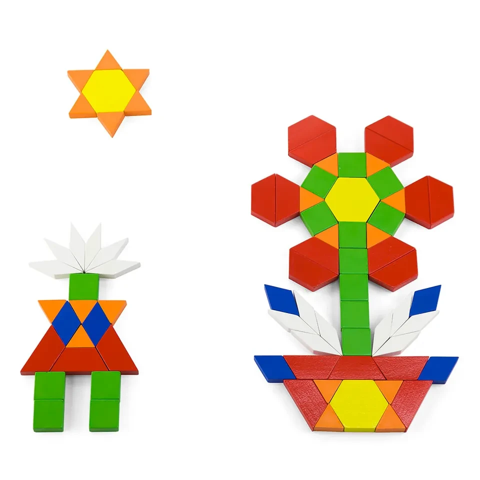 Viga Geometric Blocks Building Creations