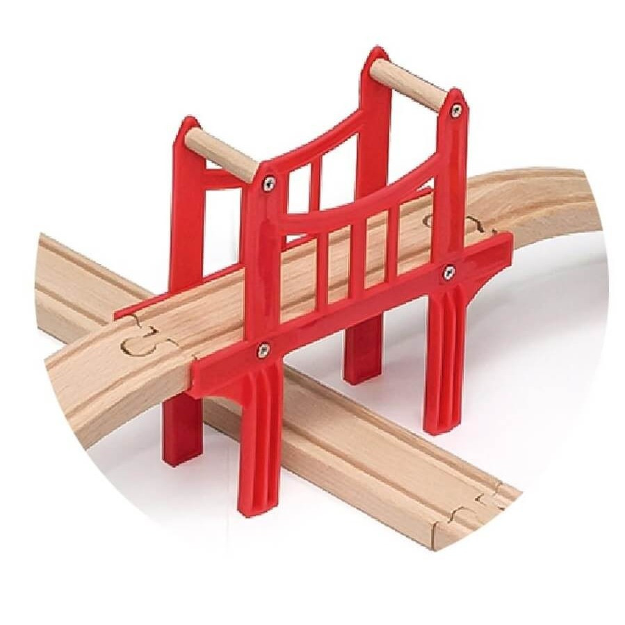 Viga Train set bridges connect with tracks