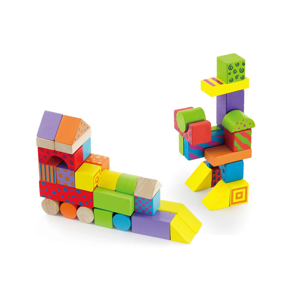 patterned building blocks for kids