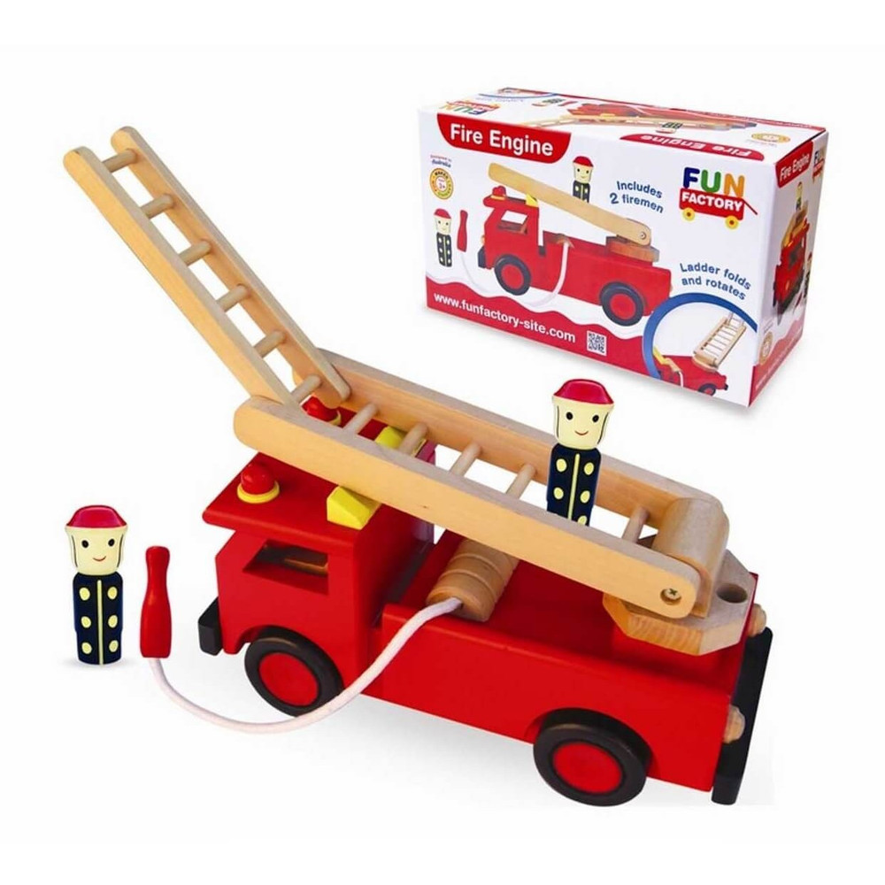 fun factory wooden fire truck
