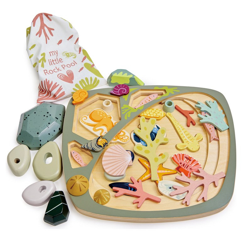 Tenderleaf My Little Rock Pool - Pretend Play Sea Life Playset - image 5