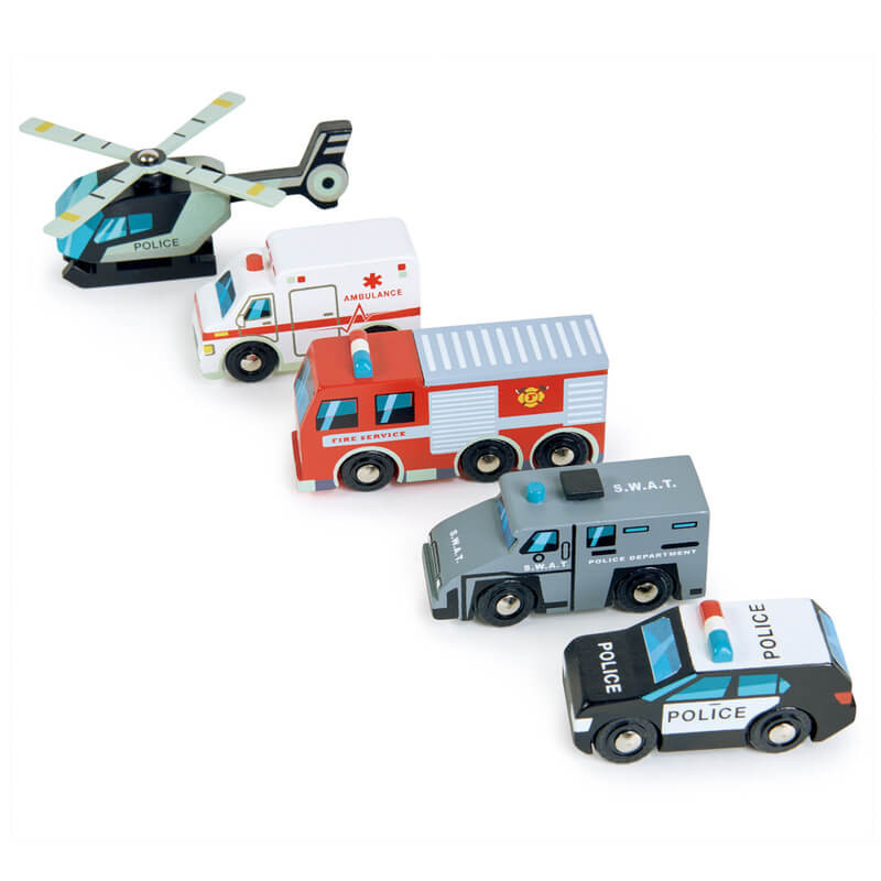 Tenderleaf Emergency Vehicles ready to rescue!
