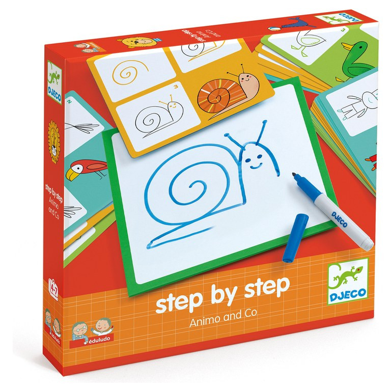 Djeco Eduludo Step by Step Learn to Draw - Animals & Co - image 4