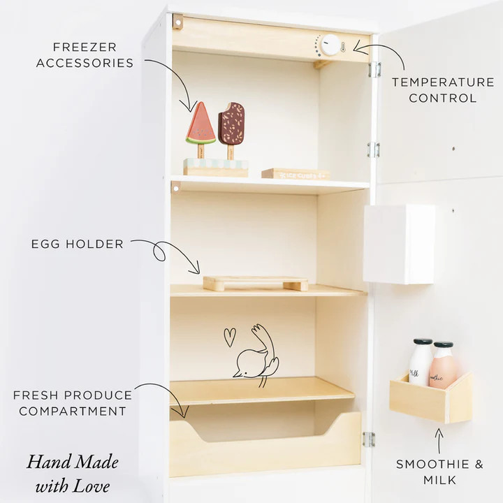 inside the honeybake fridge