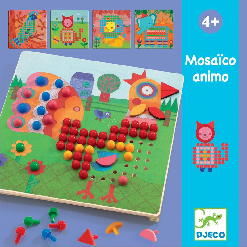 Djeco Animo Mosaico Peg Board - image 5