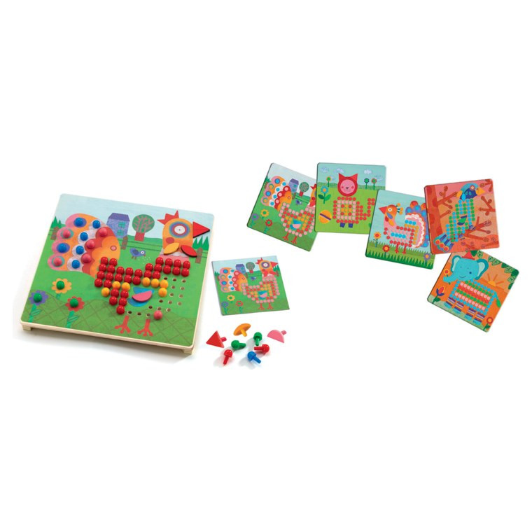 Djeco Animo Mosaico Peg Board - image 7