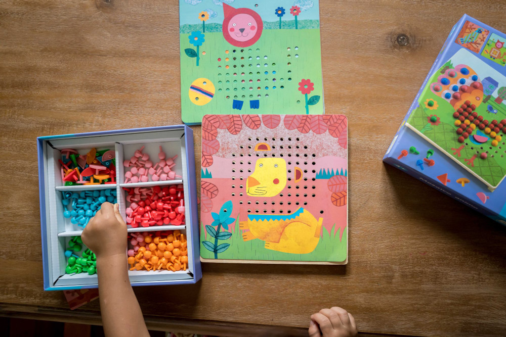 Djeco Animo Mosaico Peg Board - image 9