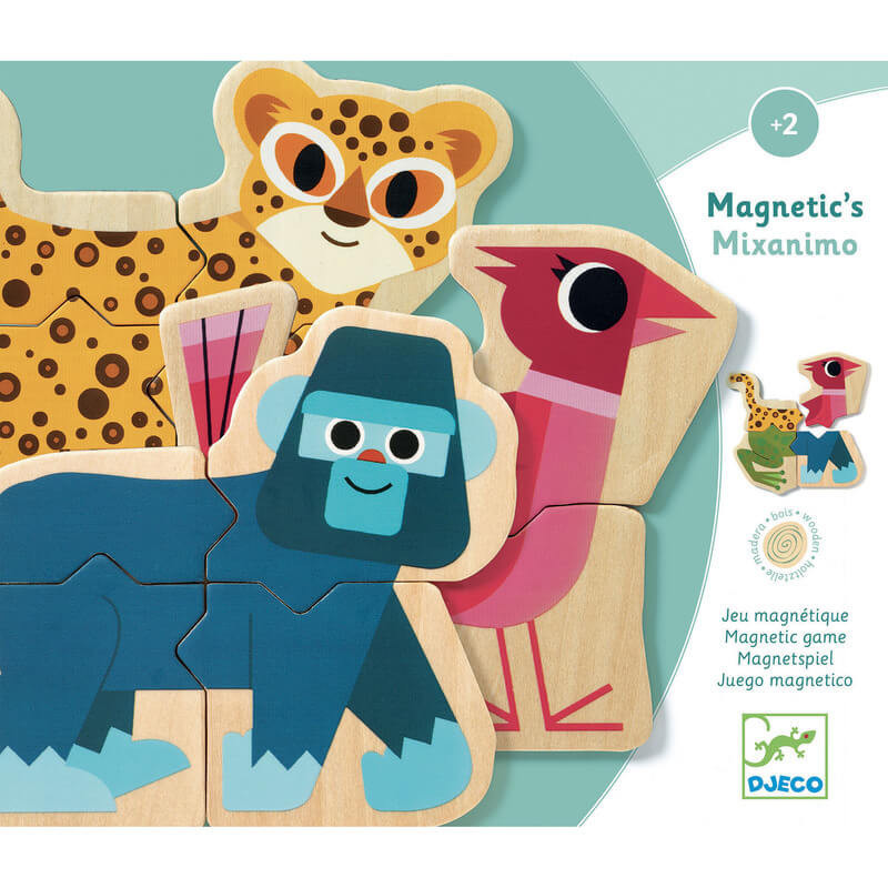 Djeco Wooden Magnetic Mixanimo Box