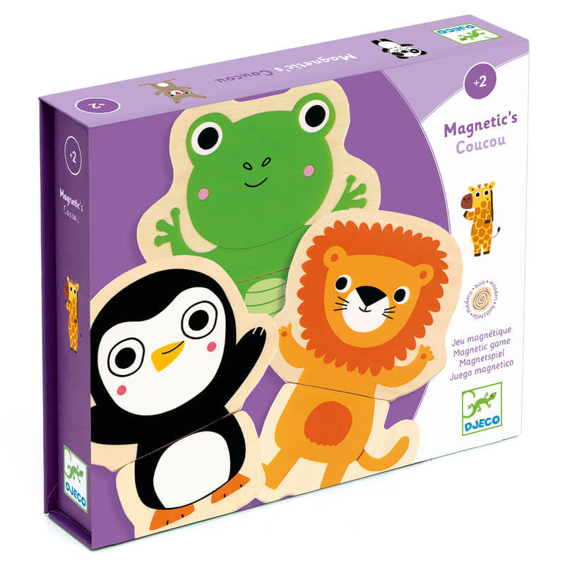 Djeco Wooden Magnetic Jungle Set Box