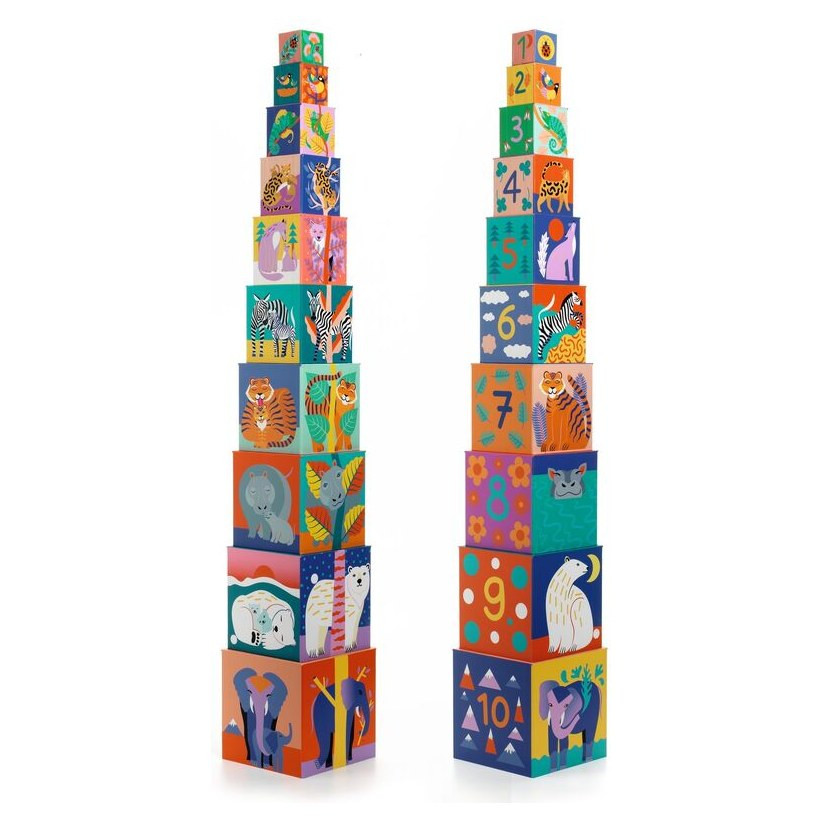 Djeco Wild Animal Blocks - image 4