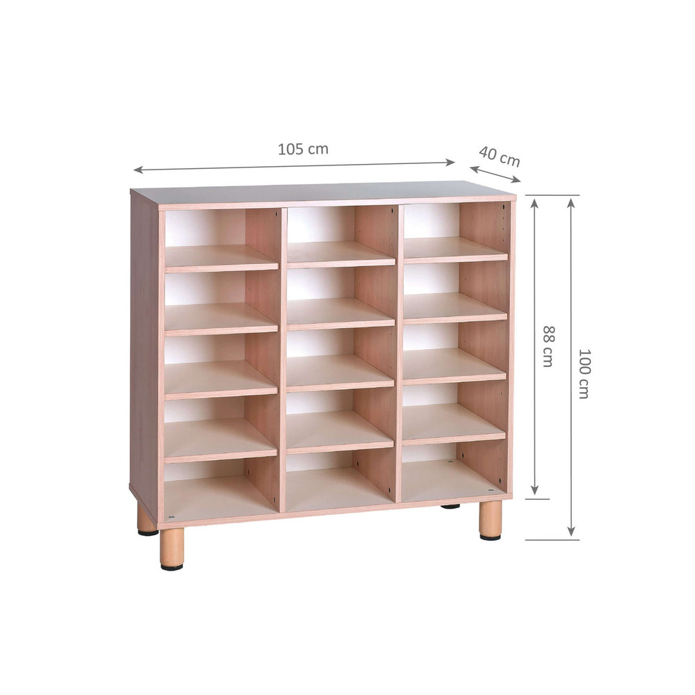 GAM Montessori 15 Cube Shelf dimensions