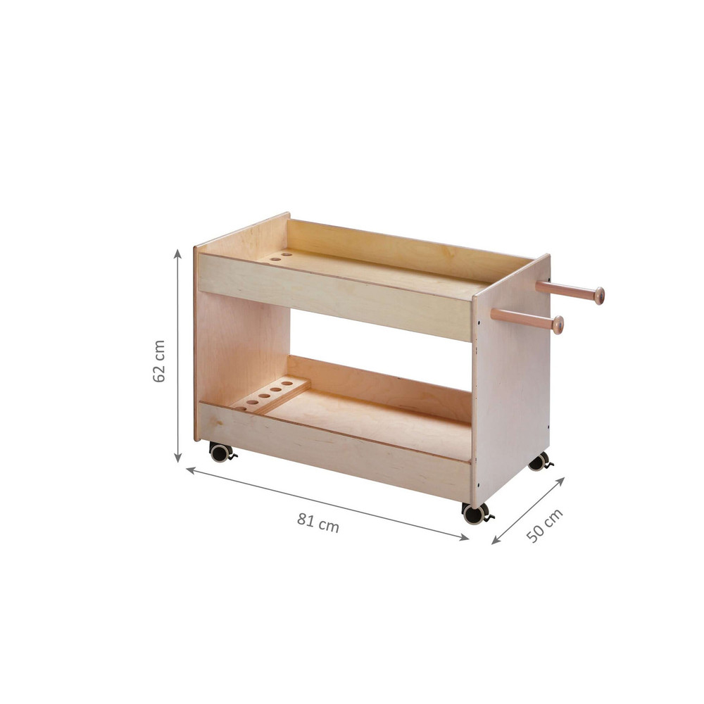 Montessori Psychomotor Trolley