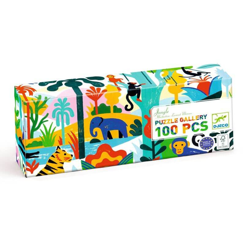 Djeco Jungle 100pc Gallery Puzzle Box