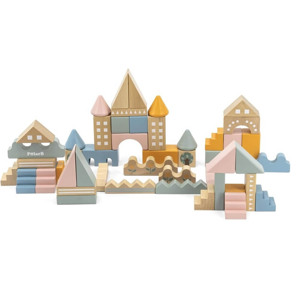 pastel city building blocks