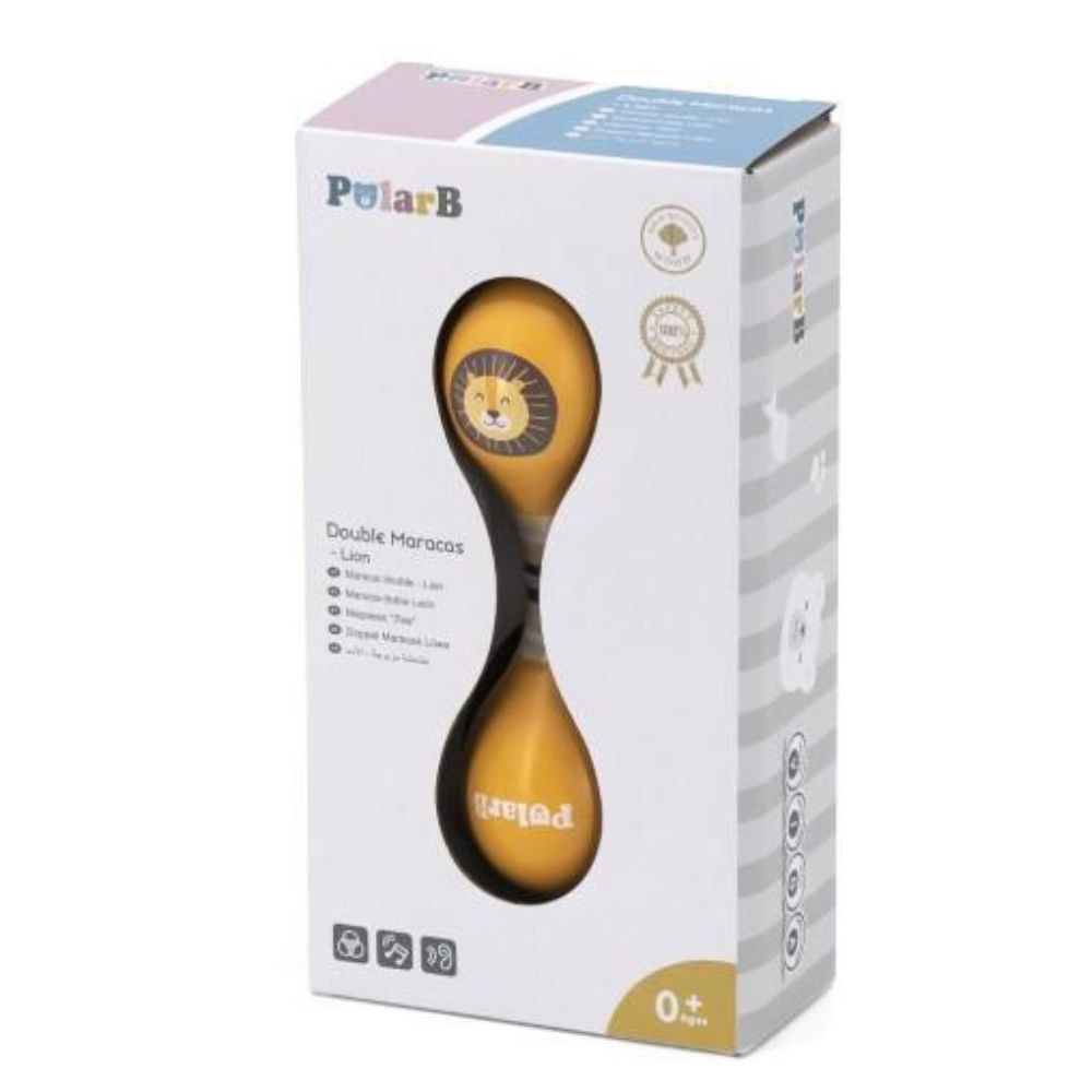 PolarB Double Maracas-Lion Box