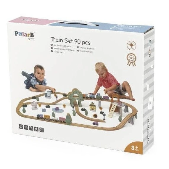 PolarB Train Set 92 pcs Box