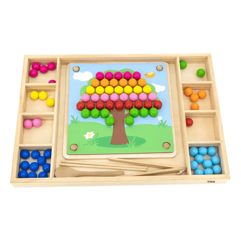 Wooden Catch & Match