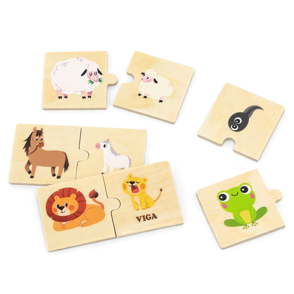 Viga Mom & Baby Puzzle Set Pieces