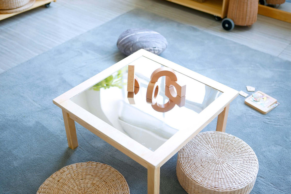 Square Mirror Table
