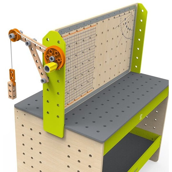 kids building workbench large inventor set