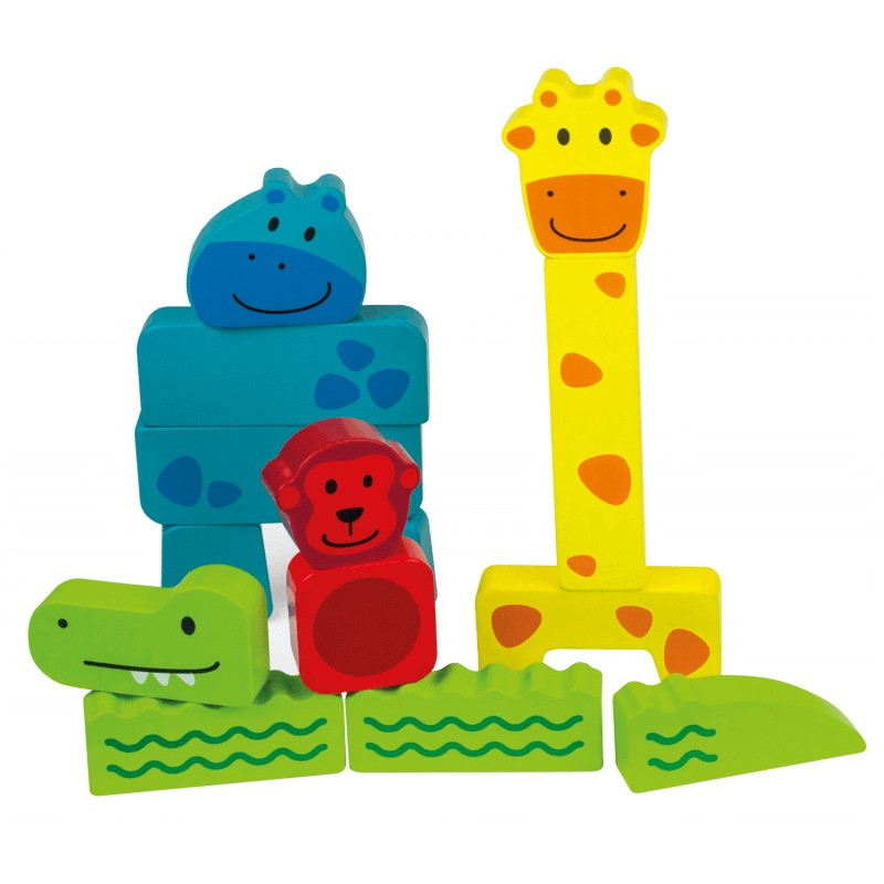 beleduc wooden stacking animals