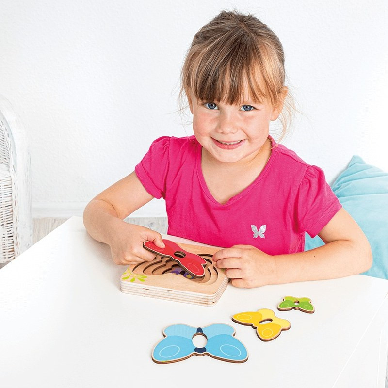 Beleduc Layer Puzzle - Butterfly - image 9