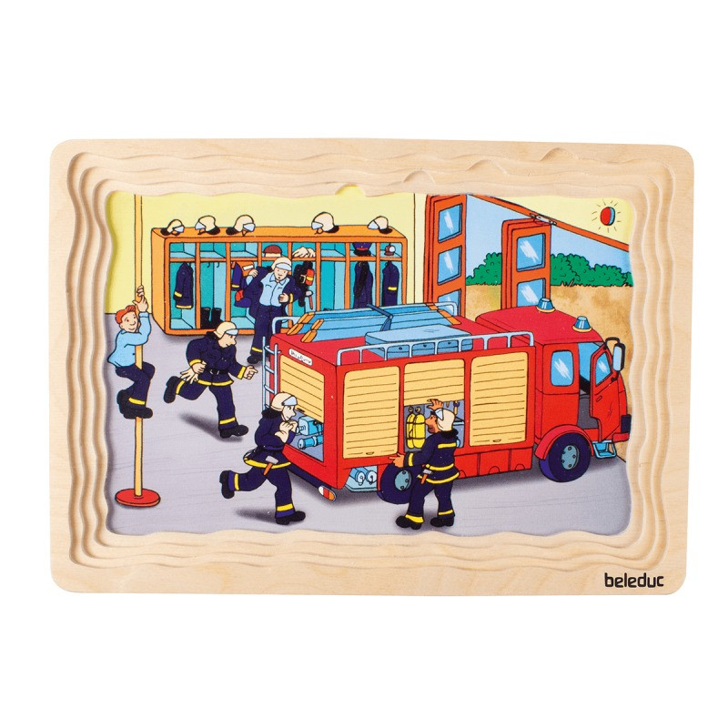 beleduc layer fire scene puzzle - bottom layer