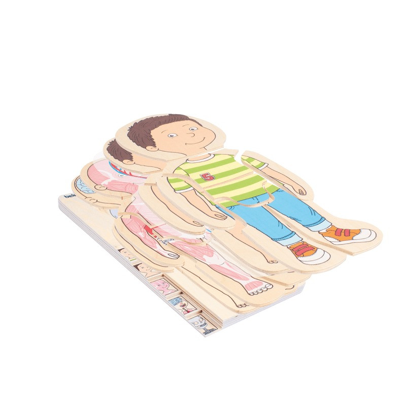 Beleduc Your Body Puzzle - Boy  4