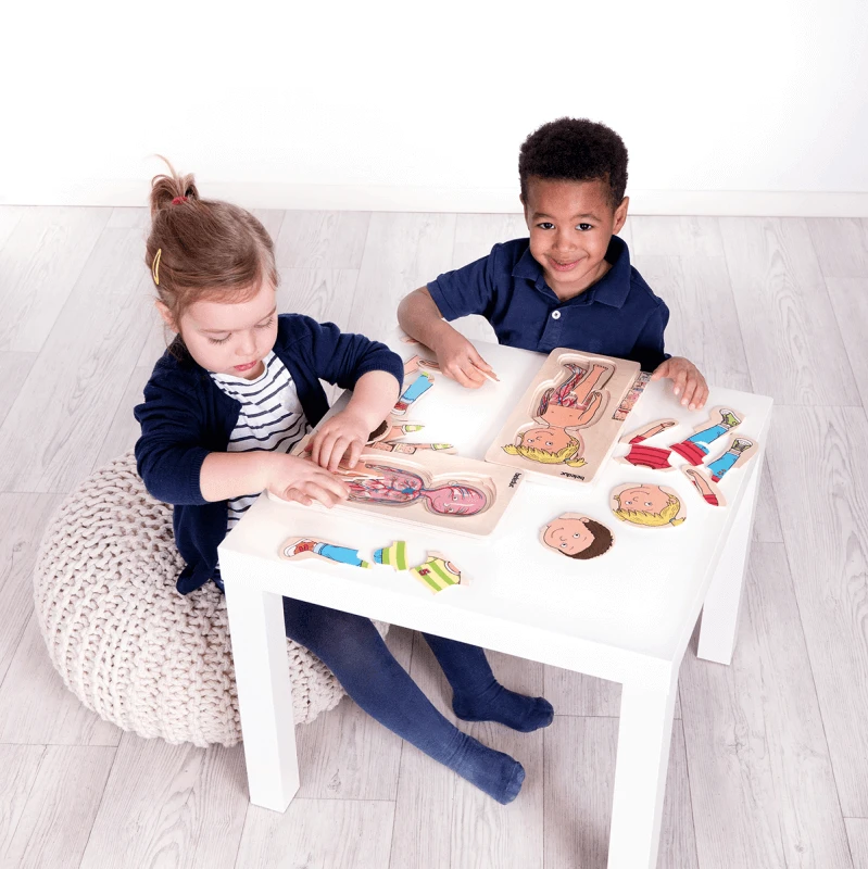 kids anatomy puzzles