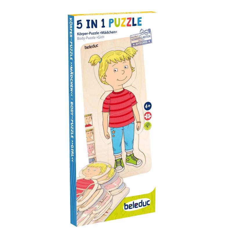 Beleduc Your Body Puzzle - Girl 1