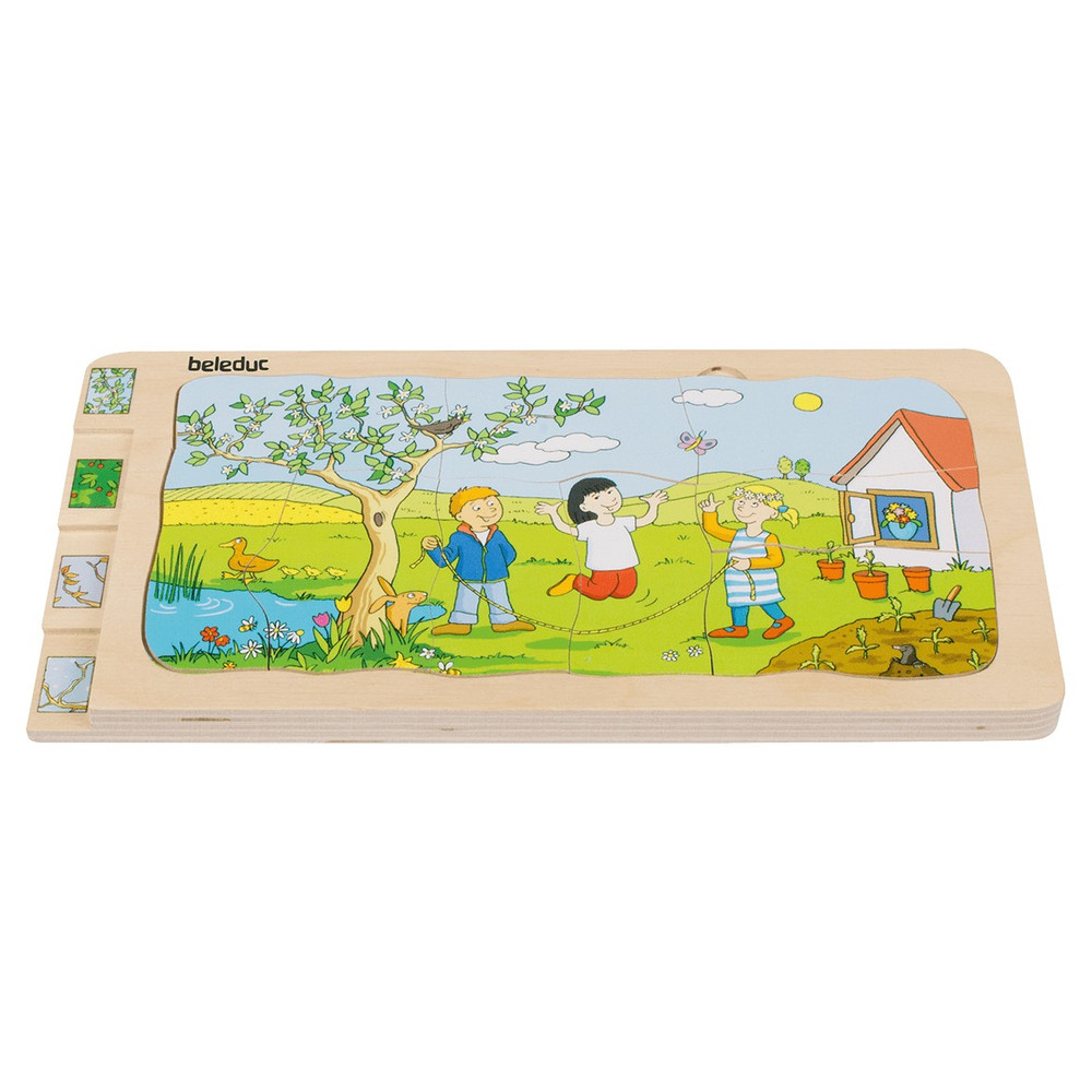 Beleduc Multilayer Puzzle - Four Seasons - image 11