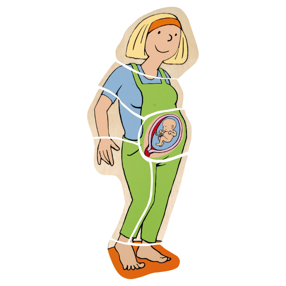 Beleduc Multilayer Puzzle - Your Body - Mother & Baby - image 5