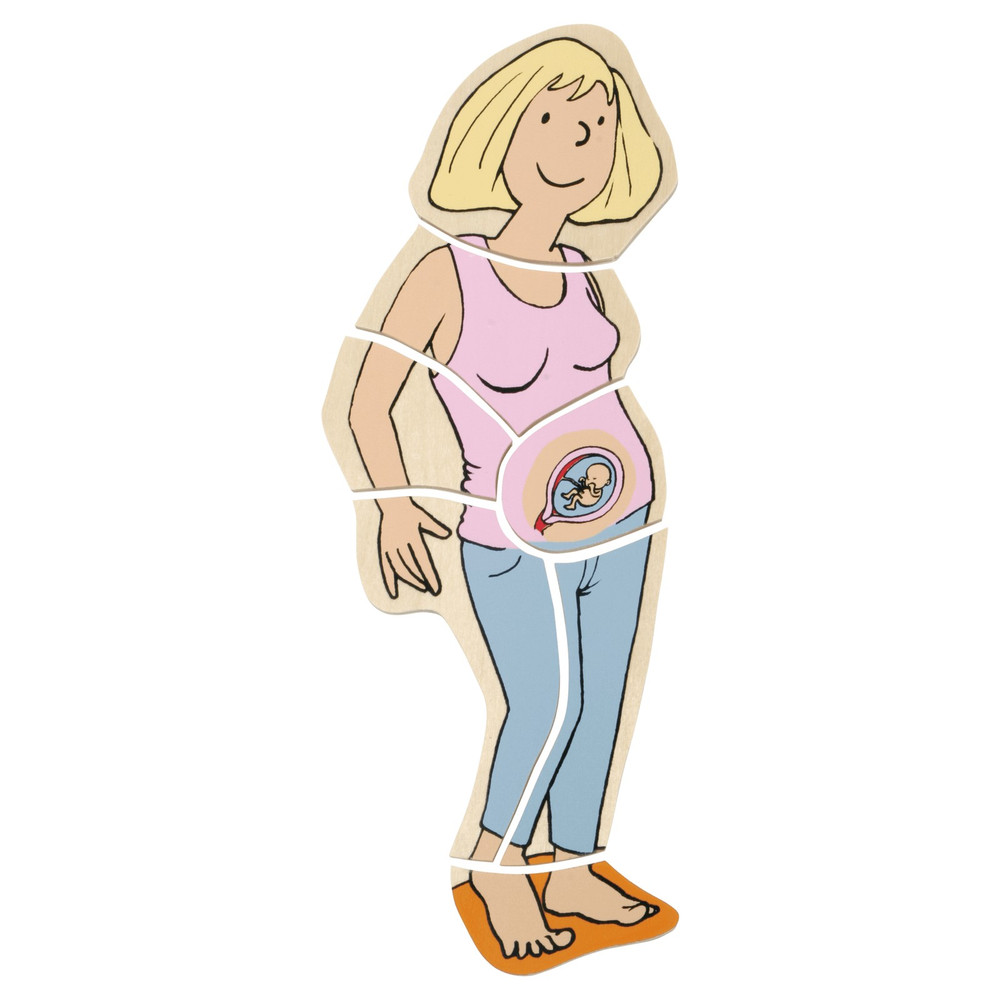 Beleduc Multilayer Puzzle - Your Body - Mother & Baby - image 7