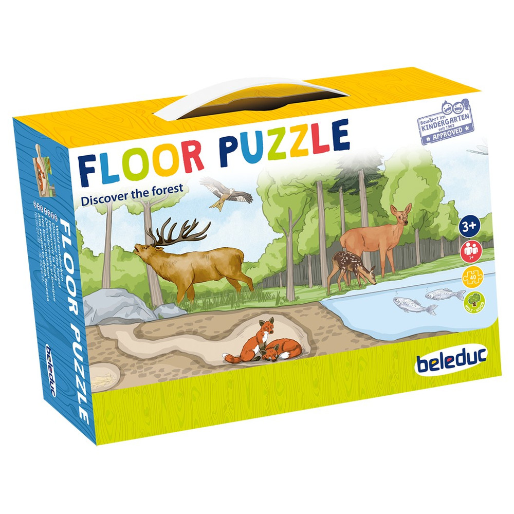 Beleduc Discover the Forest Floor Puzzle Box