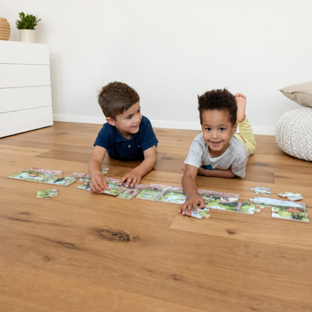 forest floor puzzle for kids