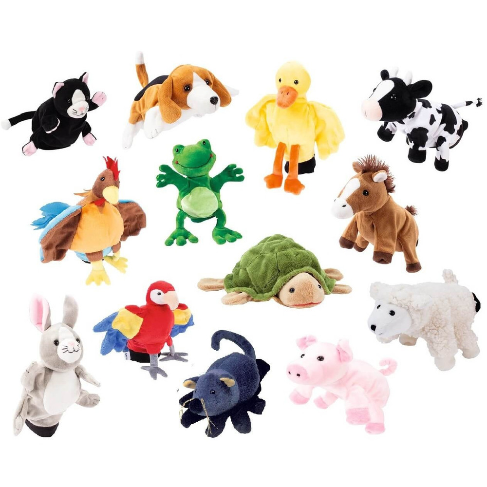 beleduc farm animal and pet hand puppets