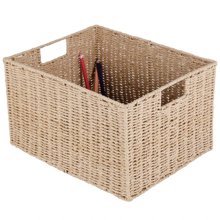 vivaio medium rectangle natural basket