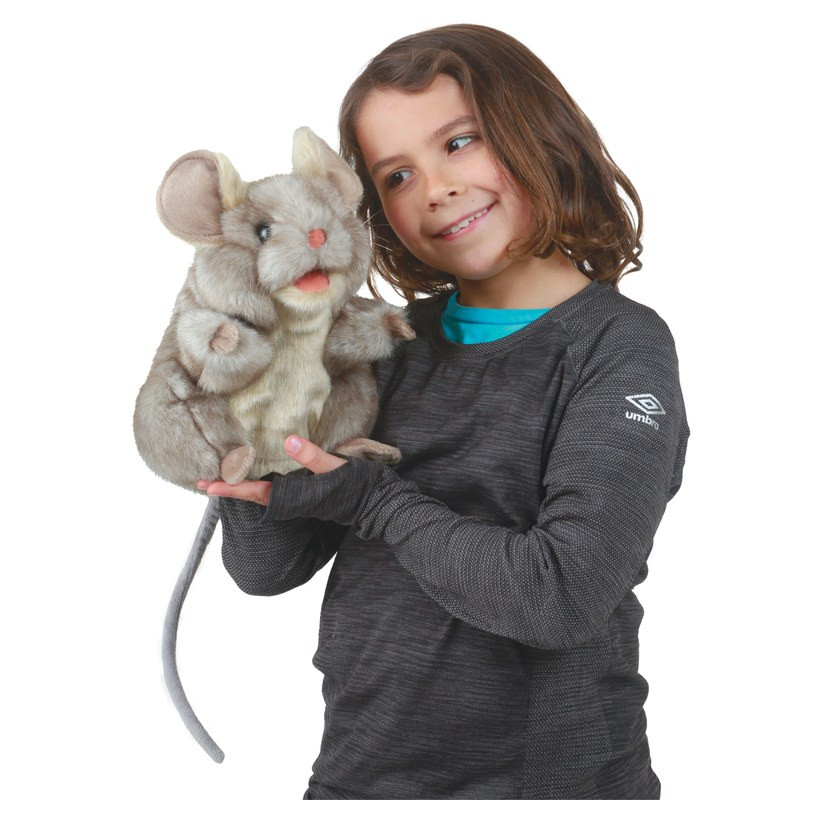 Folkmanis Grey Mouse Puppet - image 2