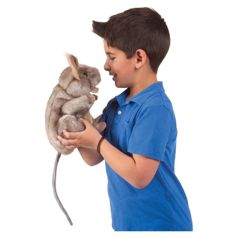 Folkmanis Grey Mouse Puppet - image 4
