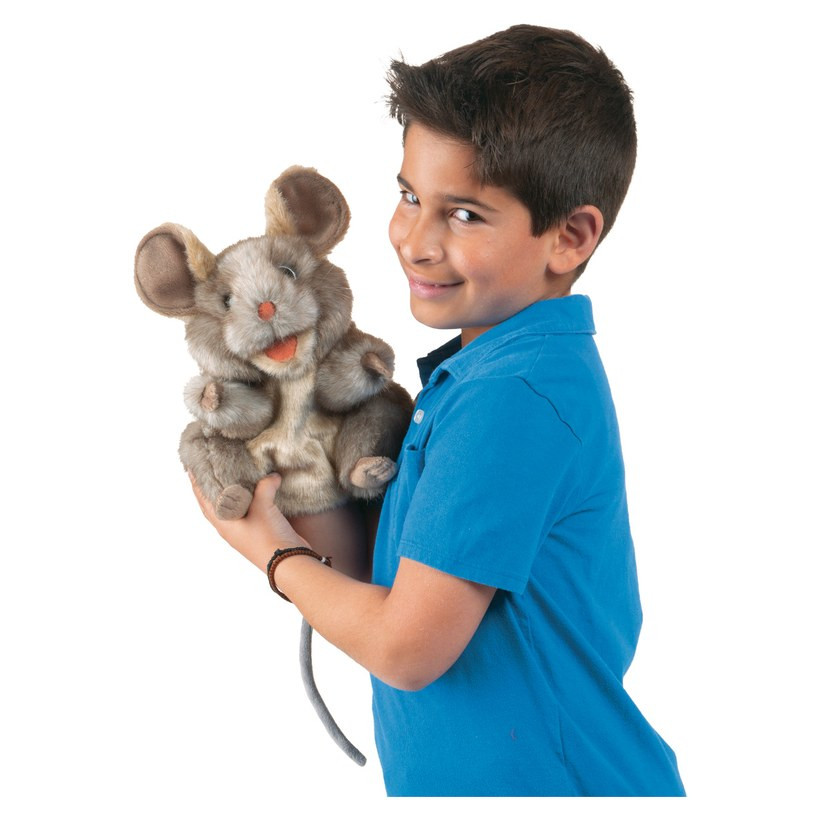 Folkmanis Grey Mouse Puppet - image 5