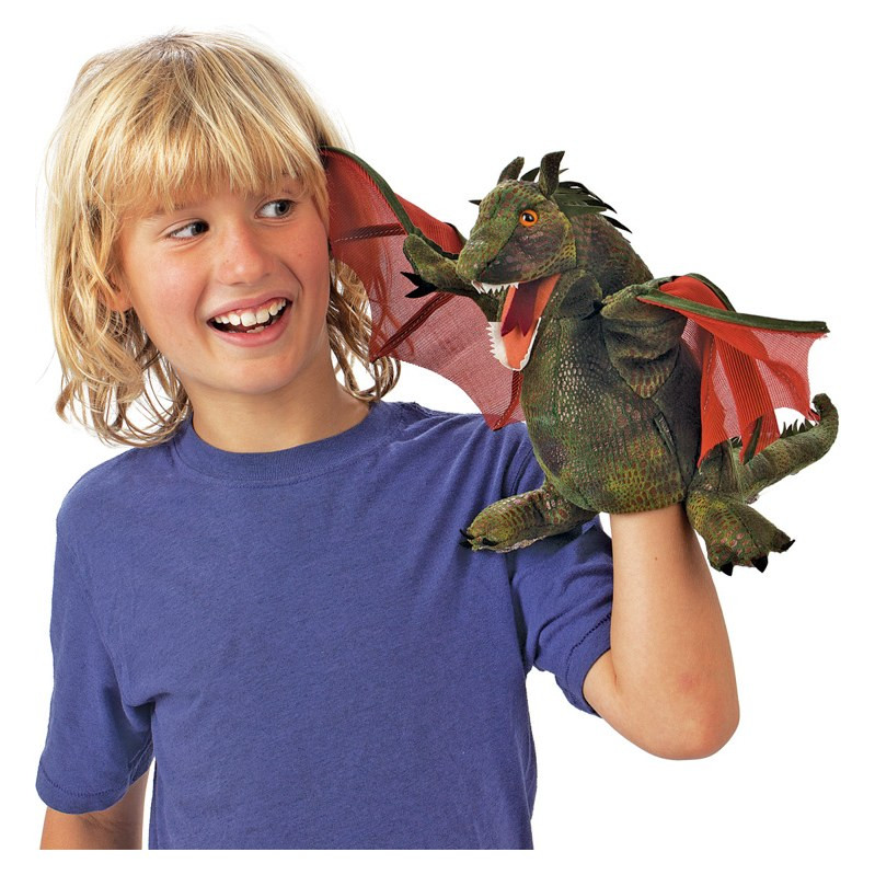 Folkmanis Winged Dragon Hand Puppet - image 5